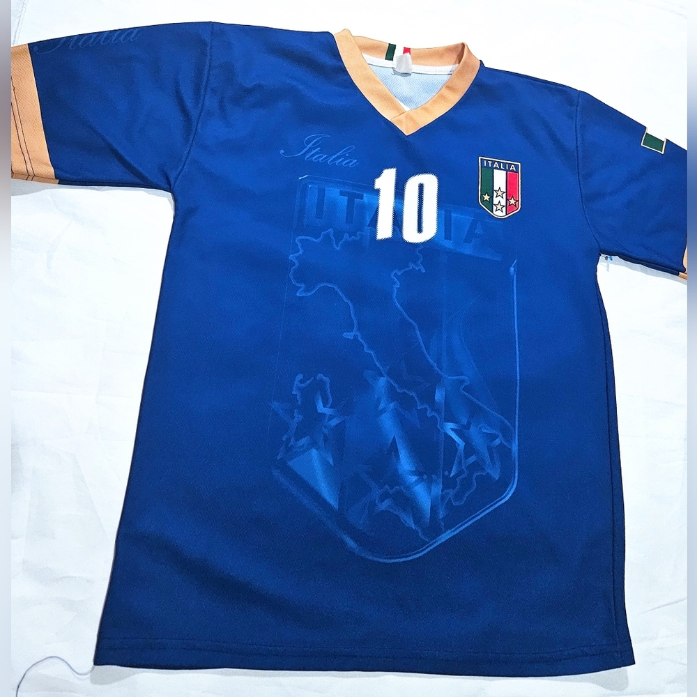 Vintage Futbol Jersey Italia #10 Francesco Totti